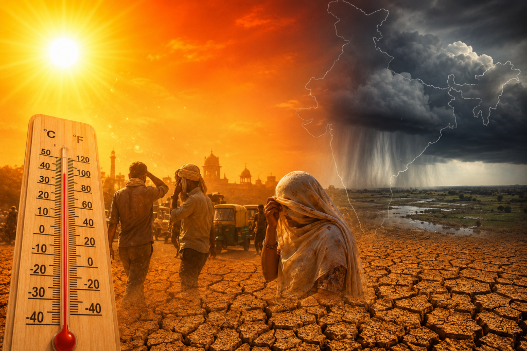 सुलगता उत्तर भारत: 48°C का टॉर्चर और कमजोर मॉनसून की आहट