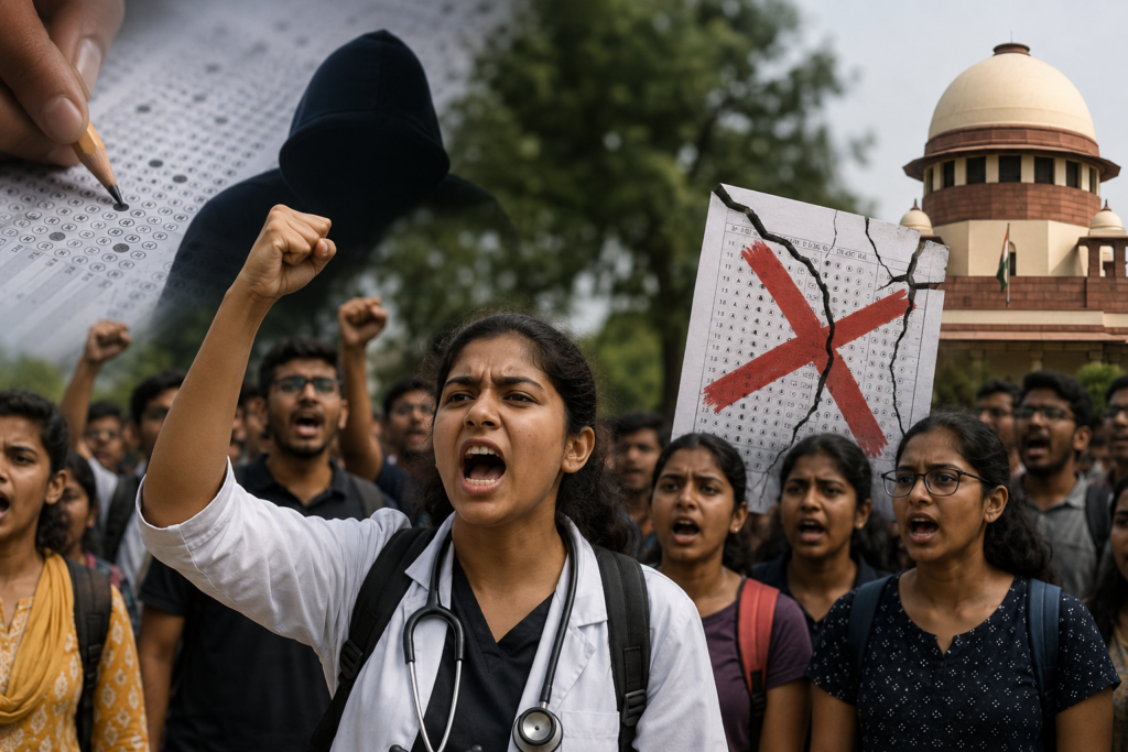 NEET पेपर लीक: सरकार की कार्रवाई, सुधार और बदलाव NEET पेपर लीक: सरकार की कार्रवाई, सुधार और बदलाव